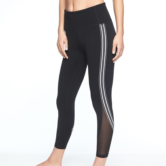 Set Athleta side stripe salutation 7/8 right & sweater size S - Picture 2 of 10